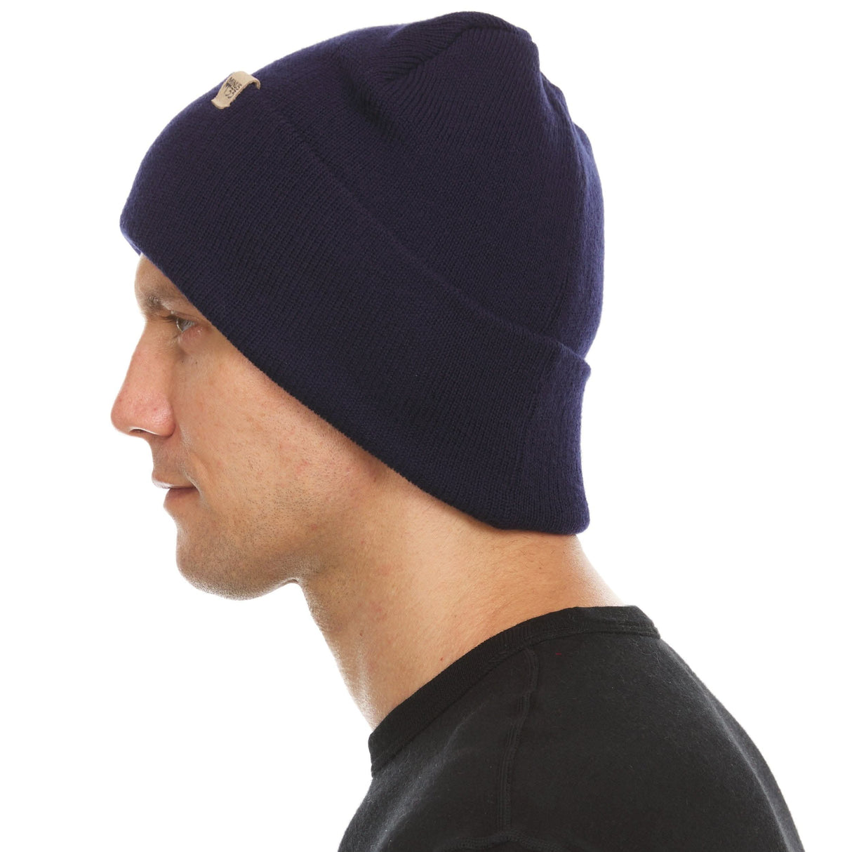 Midweight Knit Cuff Beanie 100% Merino Wool