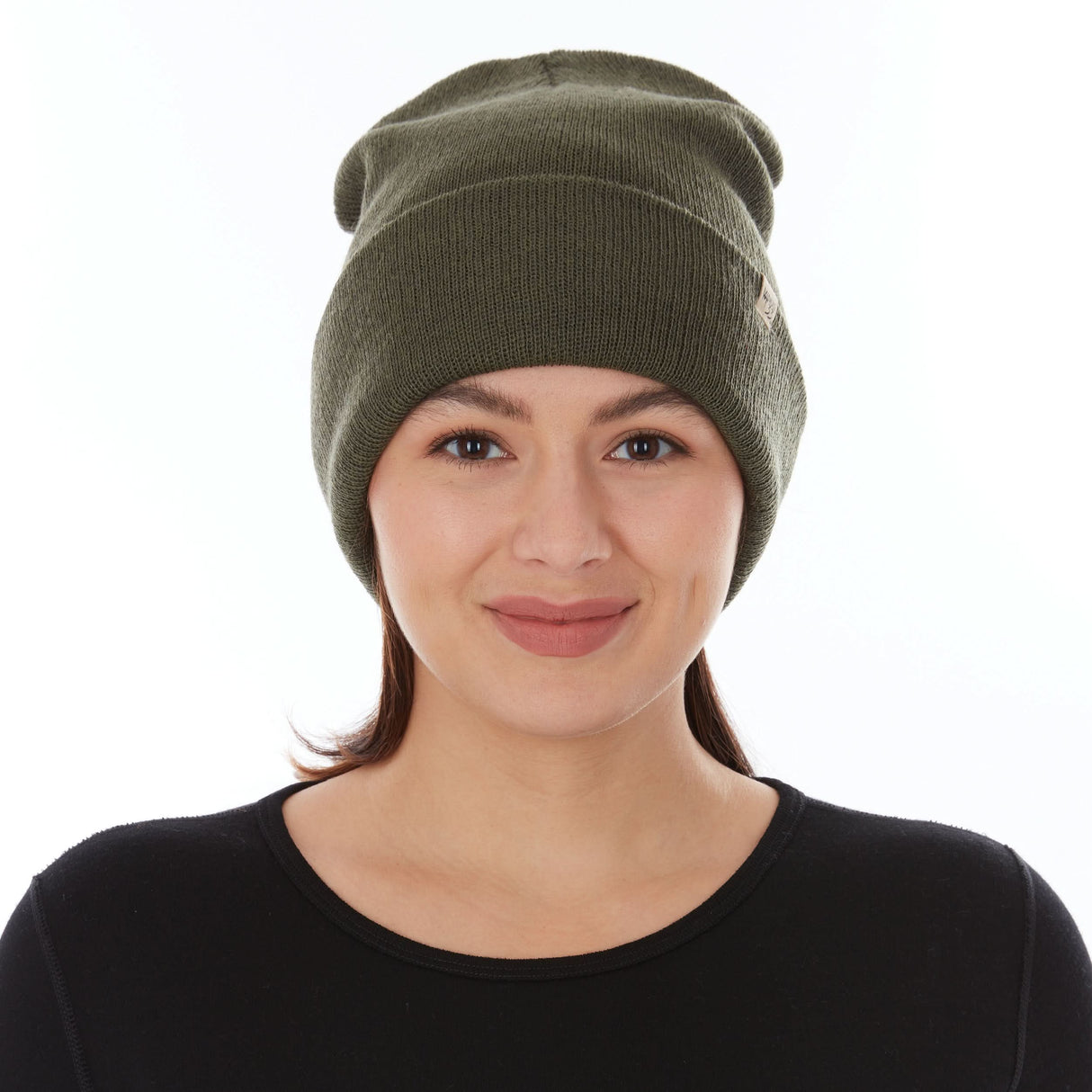 Midweight Knit Cuff Beanie 100% Merino Wool