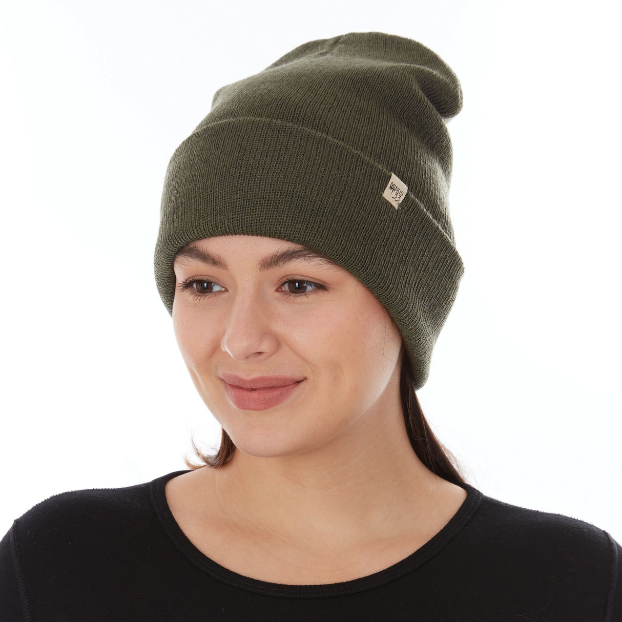 Midweight Knit Cuff Beanie 100% Merino Wool