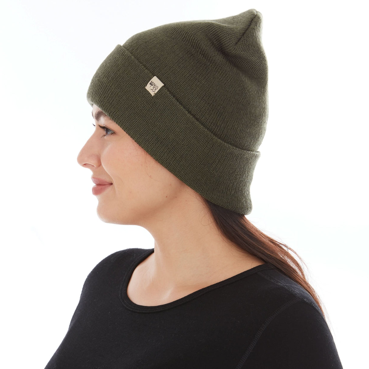 Midweight Knit Cuff Beanie 100% Merino Wool