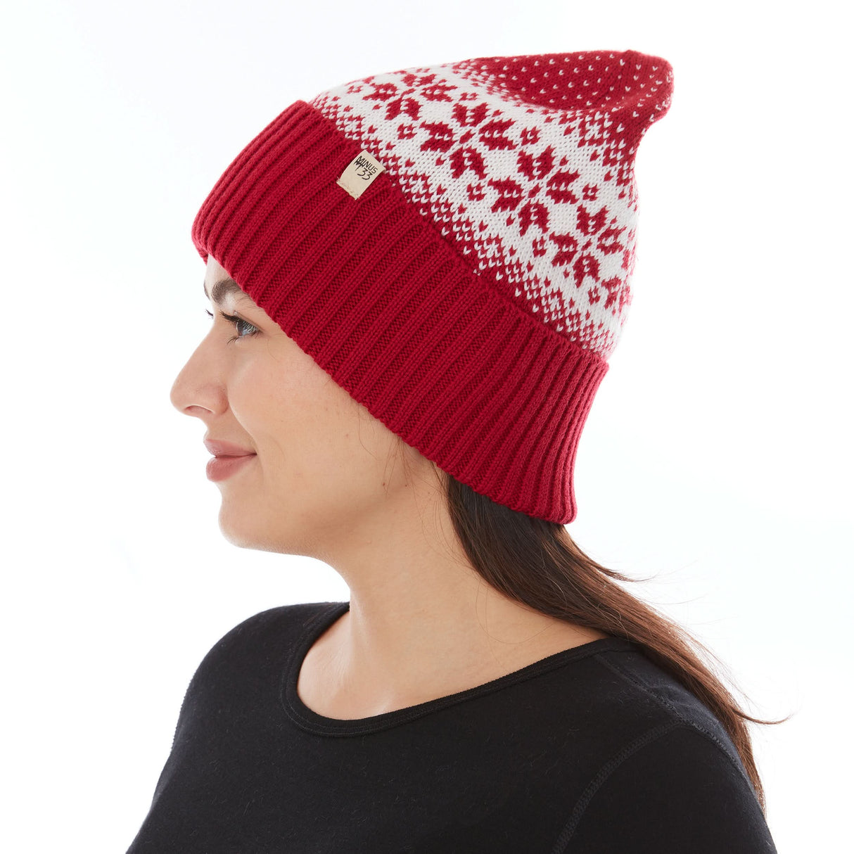 Midweight Knit Cuff Beanie 100% Merino Wool
