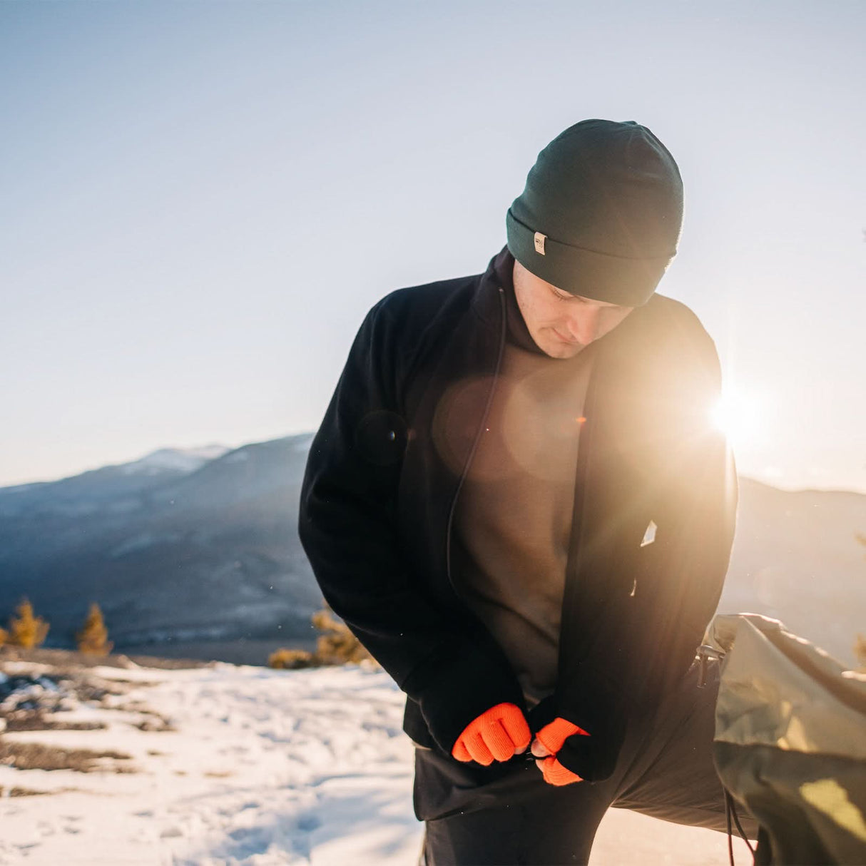 Men's Heavyweight Wool Full Zip Wilderness