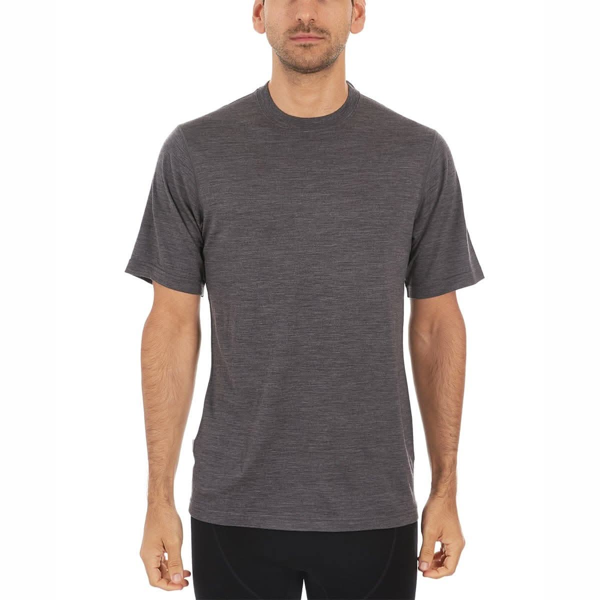 Men's Lightweight Algonquin Wool T-Shirt Crew, 100% Merino Wool