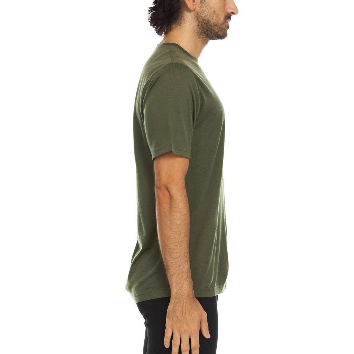Men's Lightweight Algonquin Wool T-Shirt Crew, 100% Merino Wool