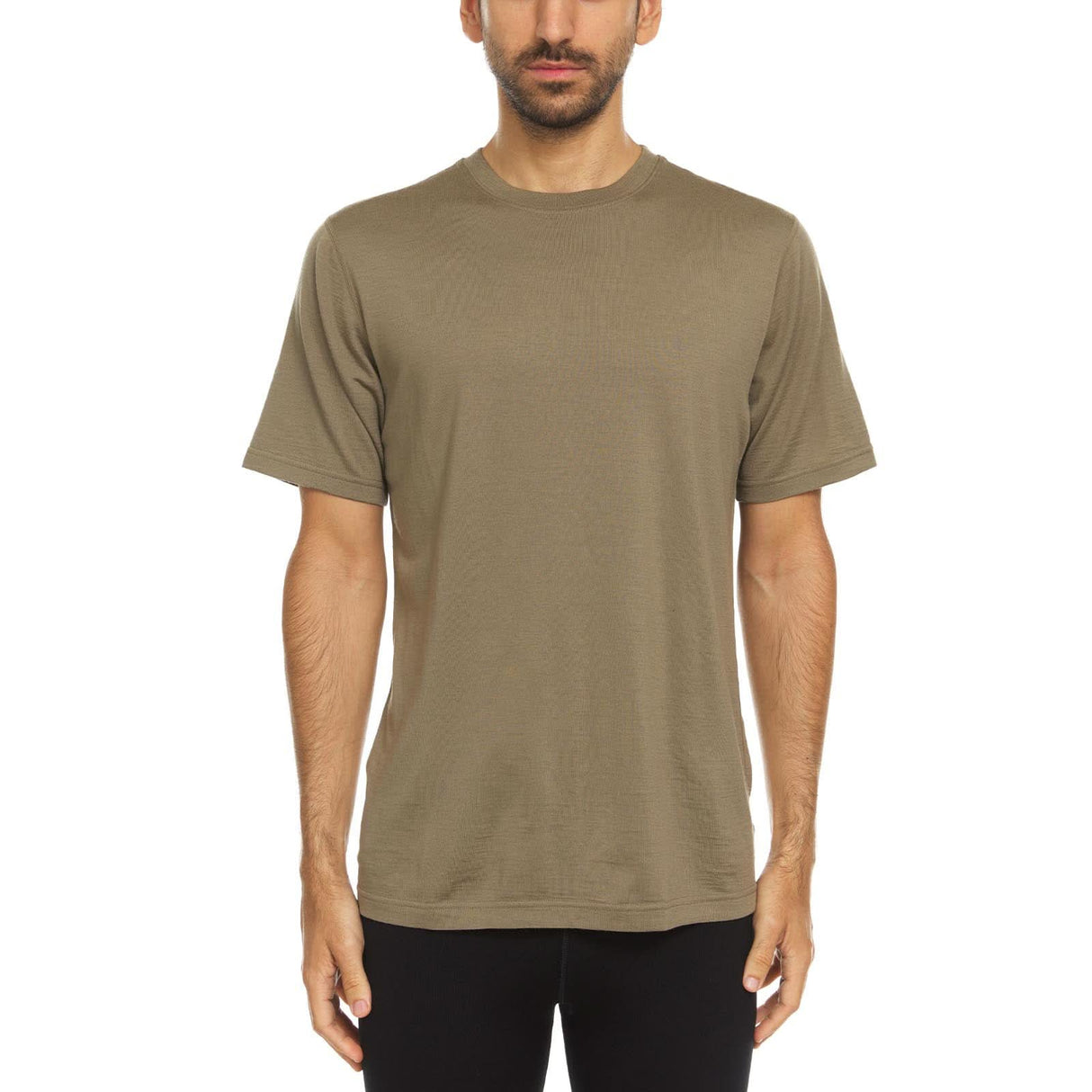 Men's Lightweight Algonquin Wool T-Shirt Crew, 100% Merino Wool