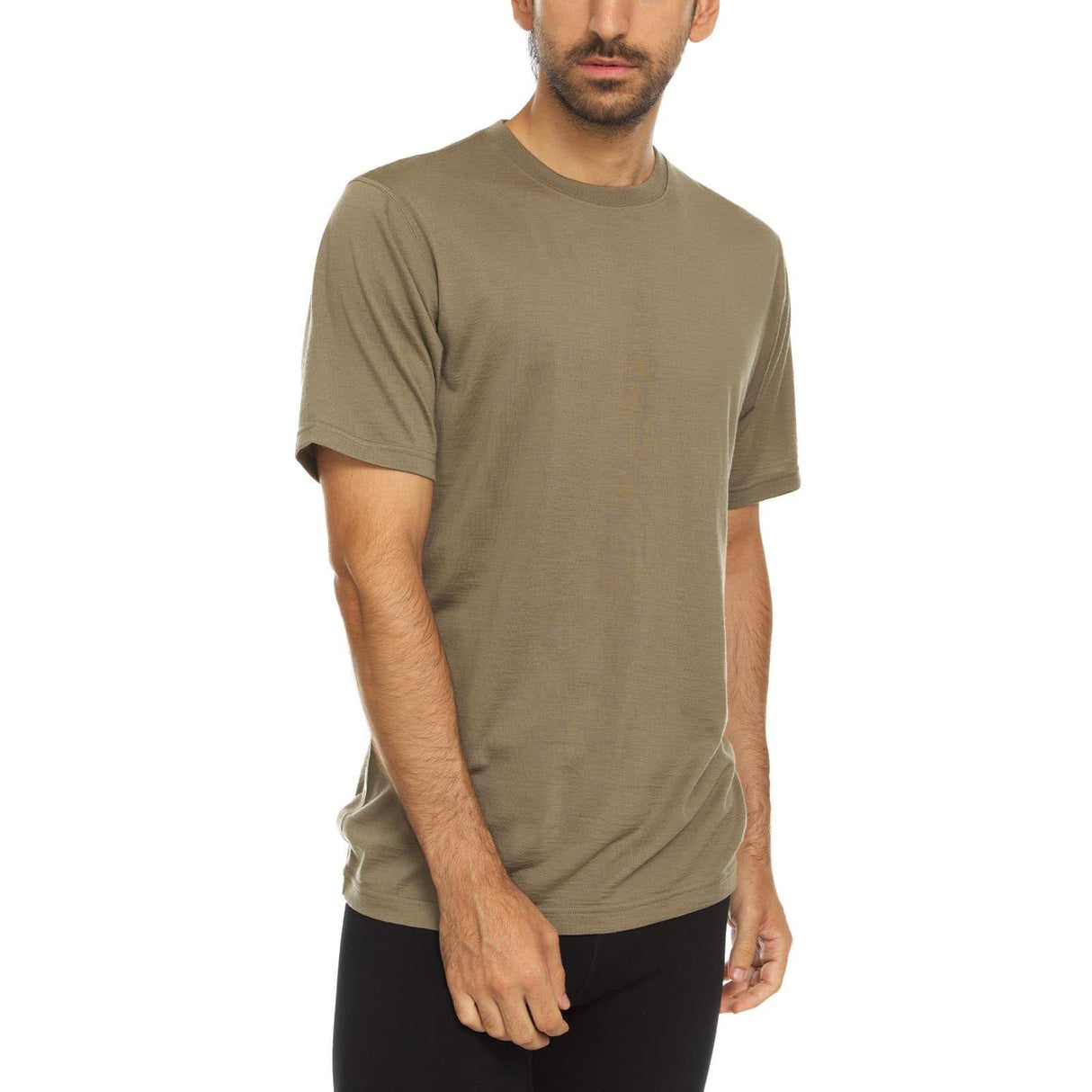 Men's Lightweight Algonquin Wool T-Shirt Crew, 100% Merino Wool