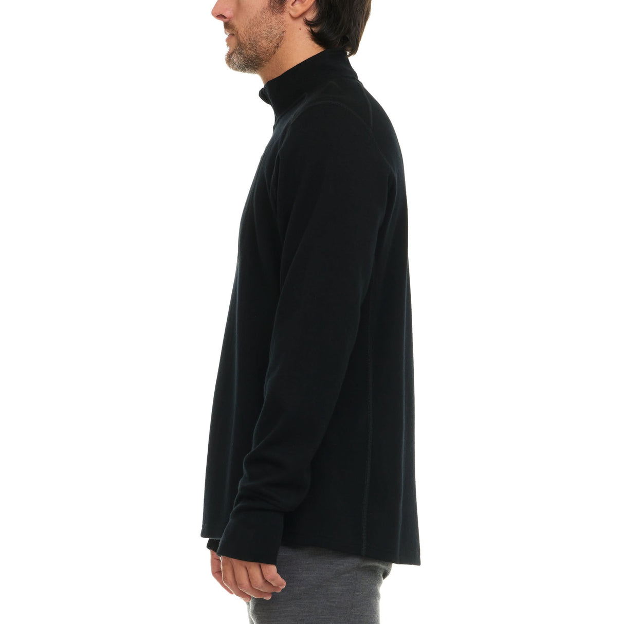 Men's Heavyweight Wool 1/4 Zip Wilderness