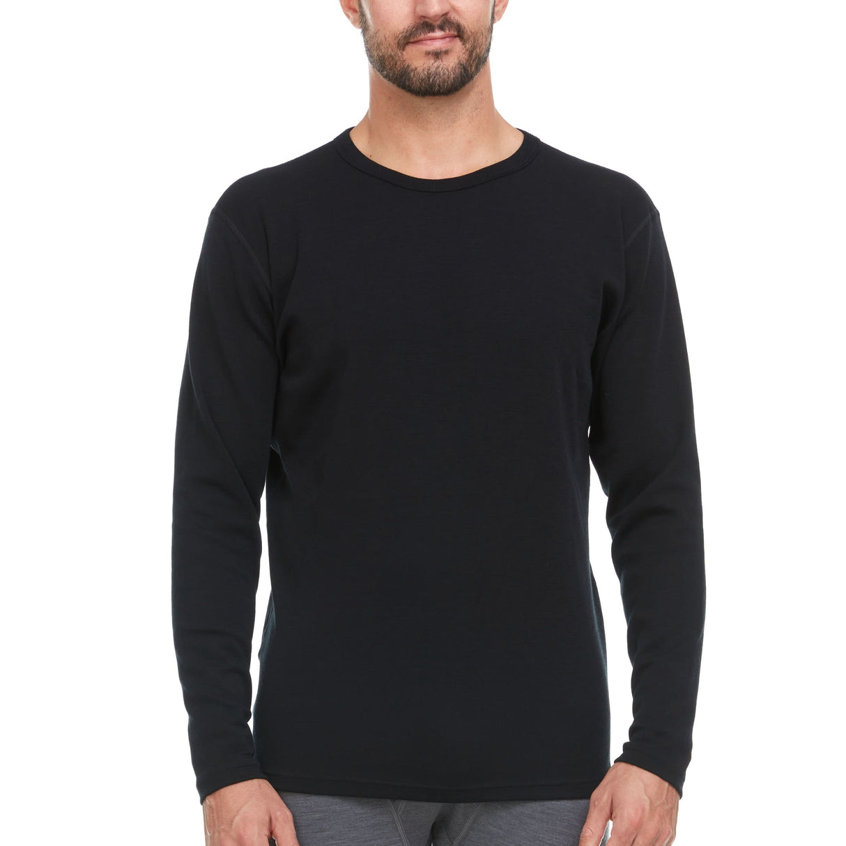 Midweight Men's Crew 100% Merino Wool