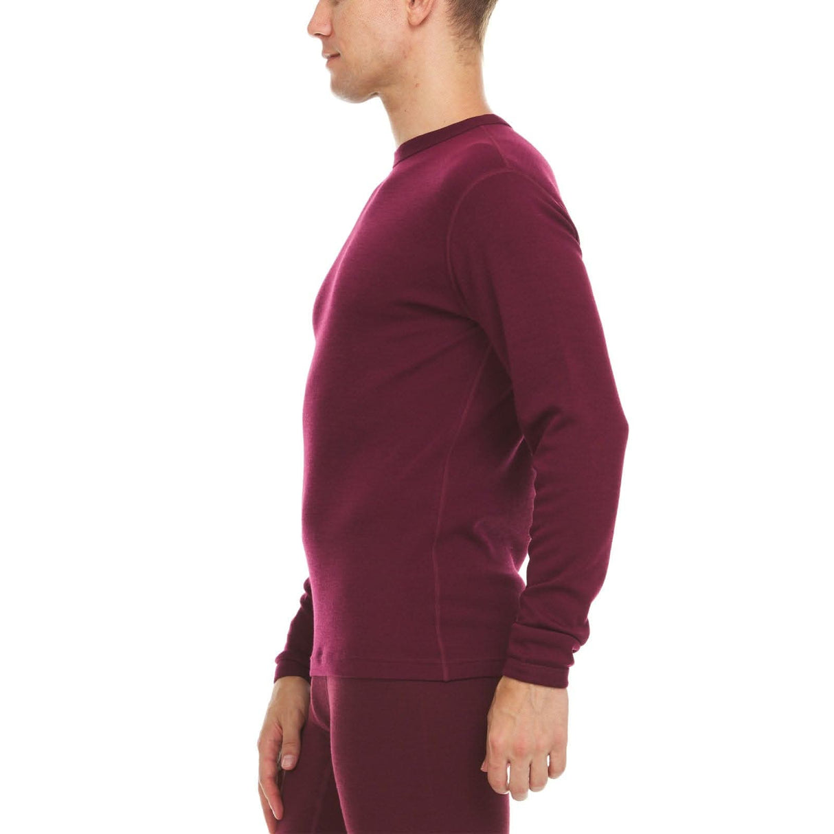 Midweight Men's Crew 100% Merino Wool