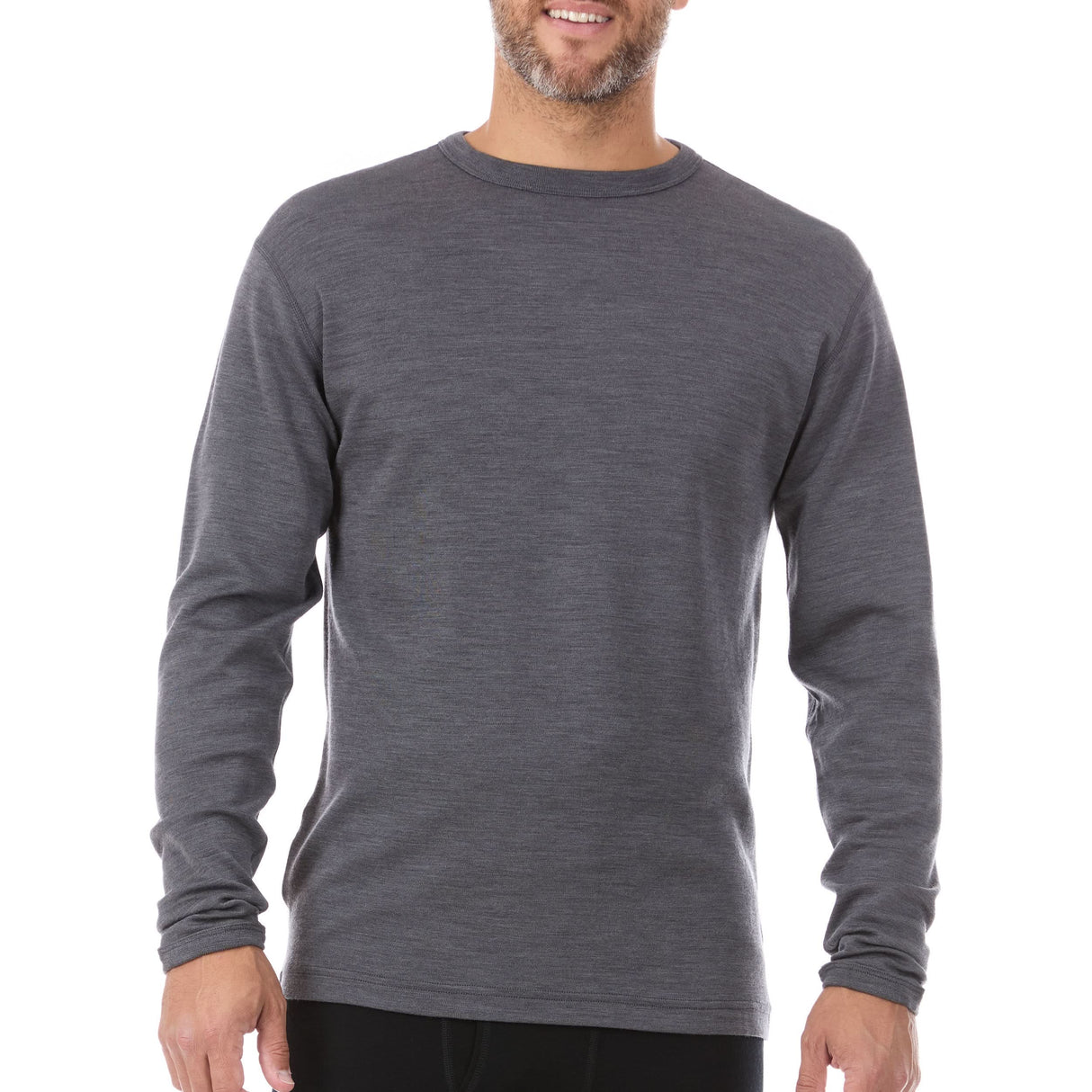 Midweight Men's Crew 100% Merino Wool