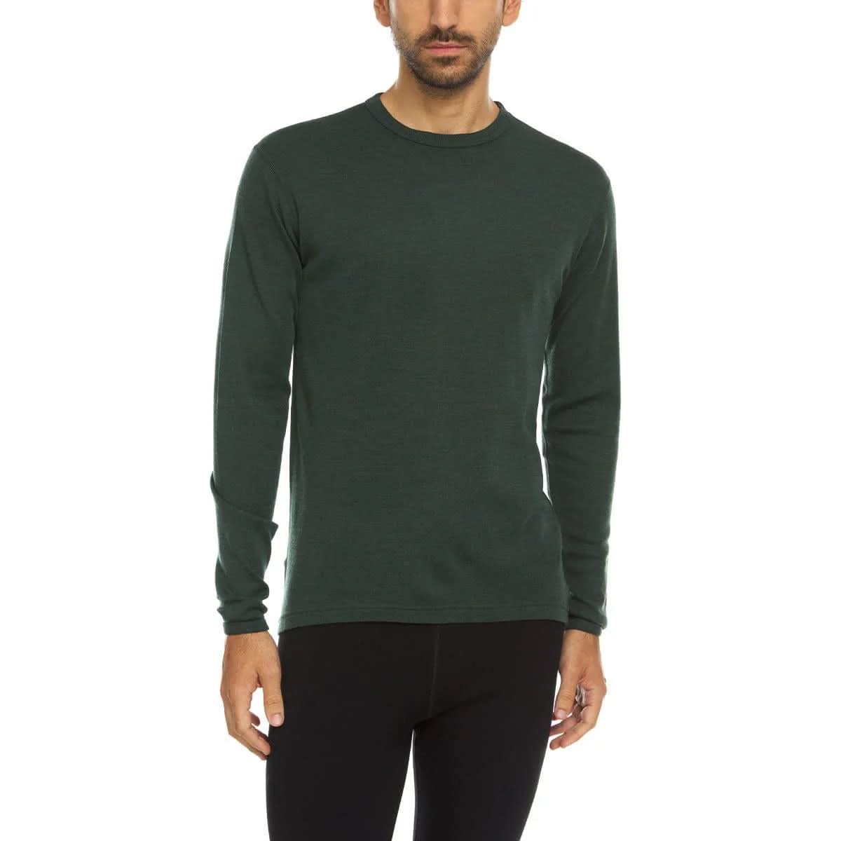 Midweight Men's Crew 100% Merino Wool