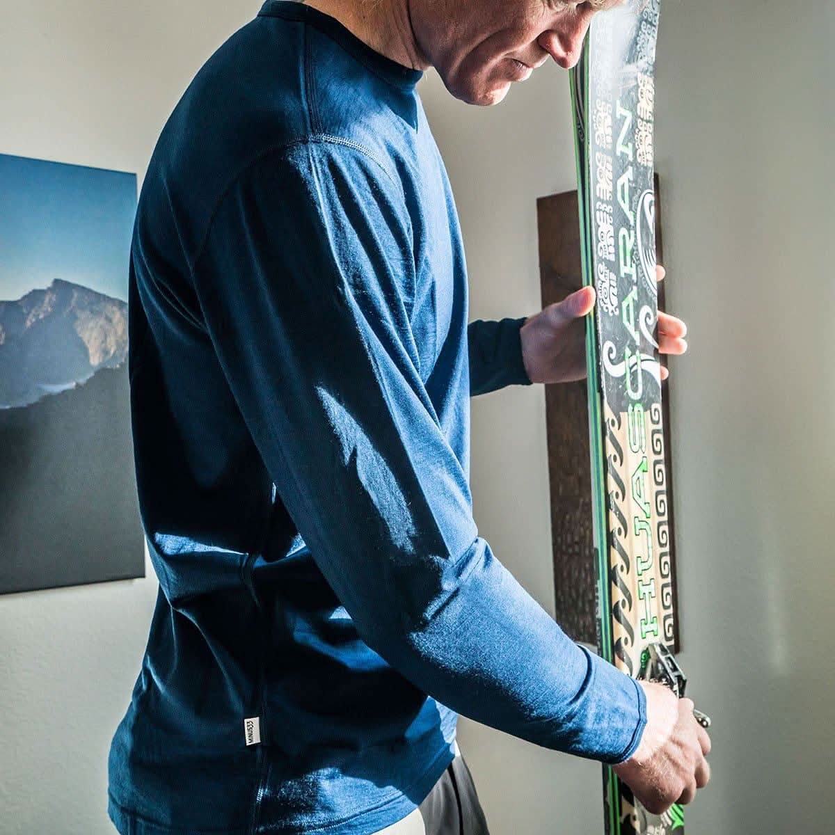 Midweight Men's Crew 100% Merino Wool