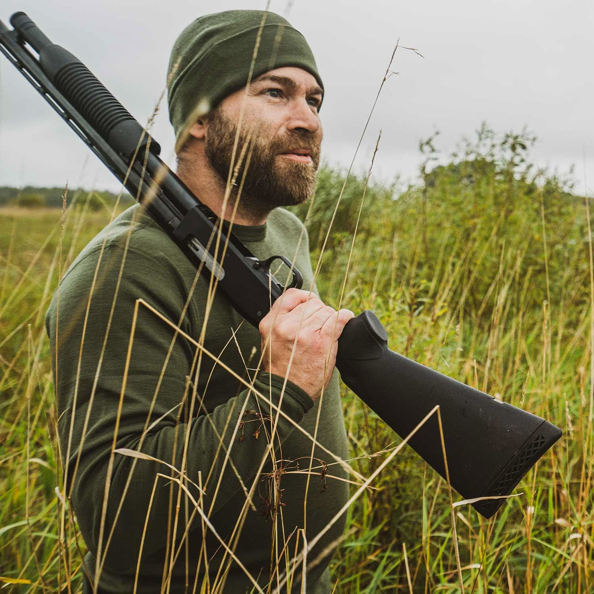 Midweight Men's Crew 100% Merino Wool