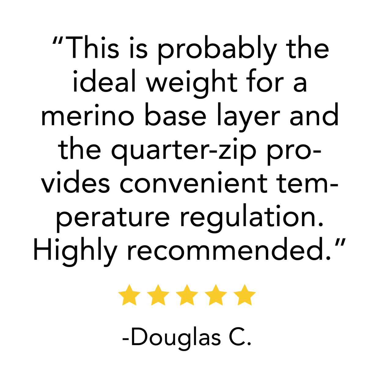 Midweight - Men's 1/4 Zip 100% Merino Wool