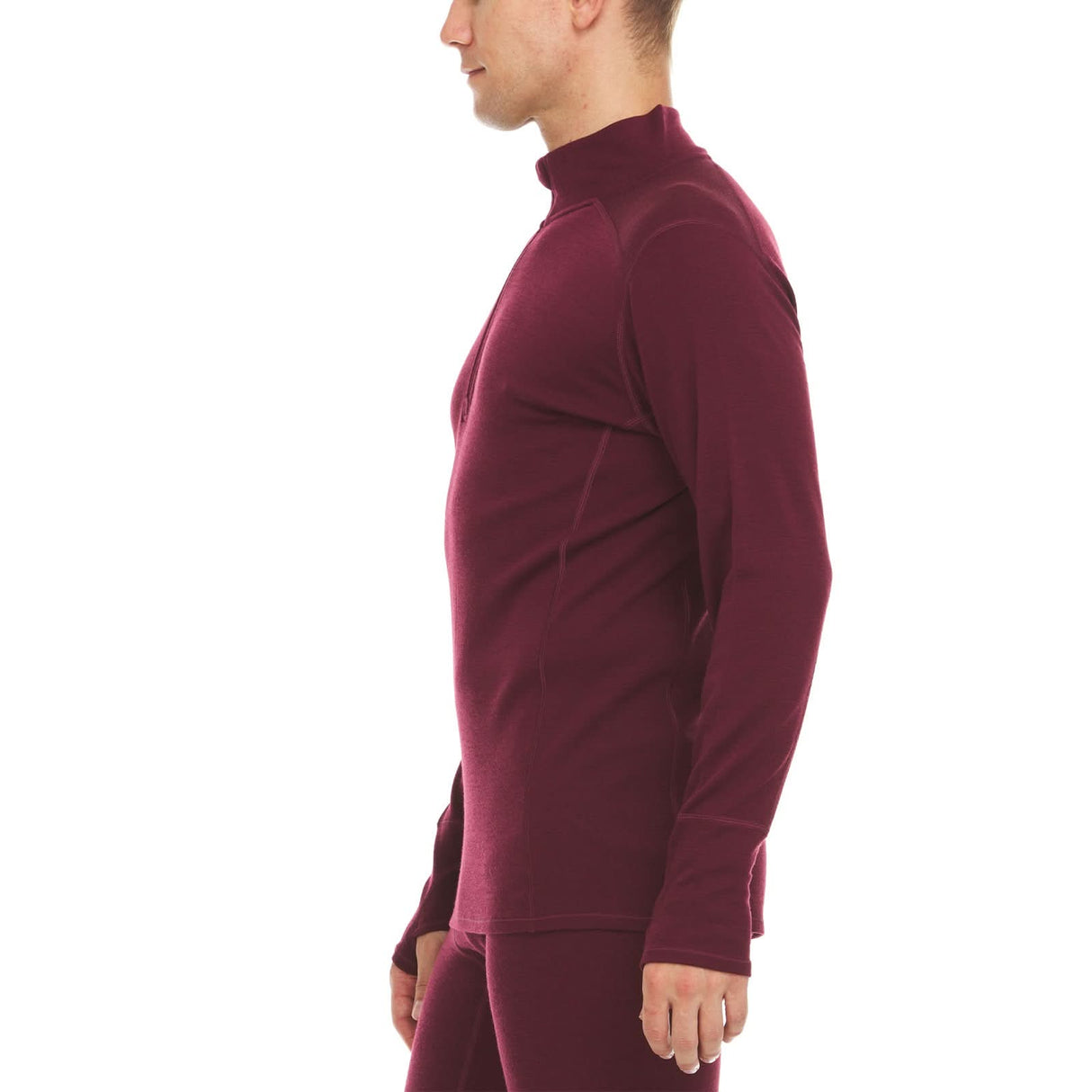 Midweight - Men's 1/4 Zip 100% Merino Wool