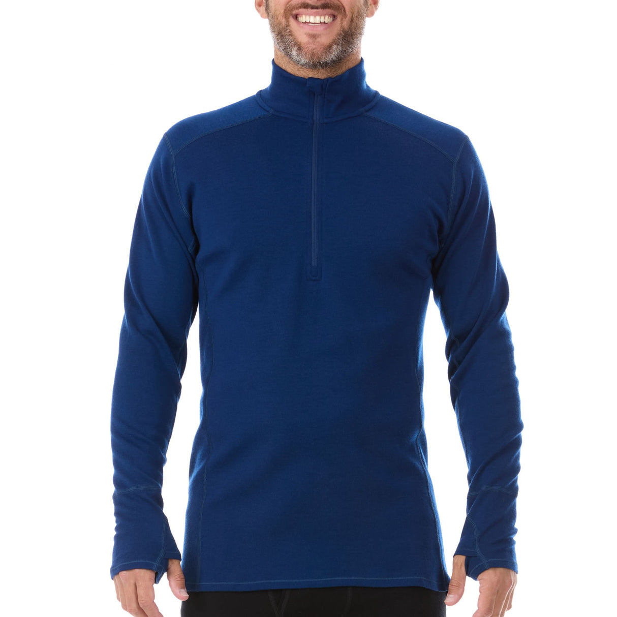 Midweight - Men's 1/4 Zip 100% Merino Wool