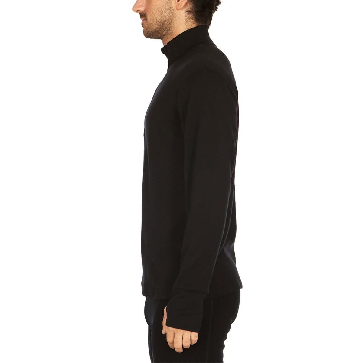 Men's Heavyweight 1/4 Zip, 100% Merino Wool
