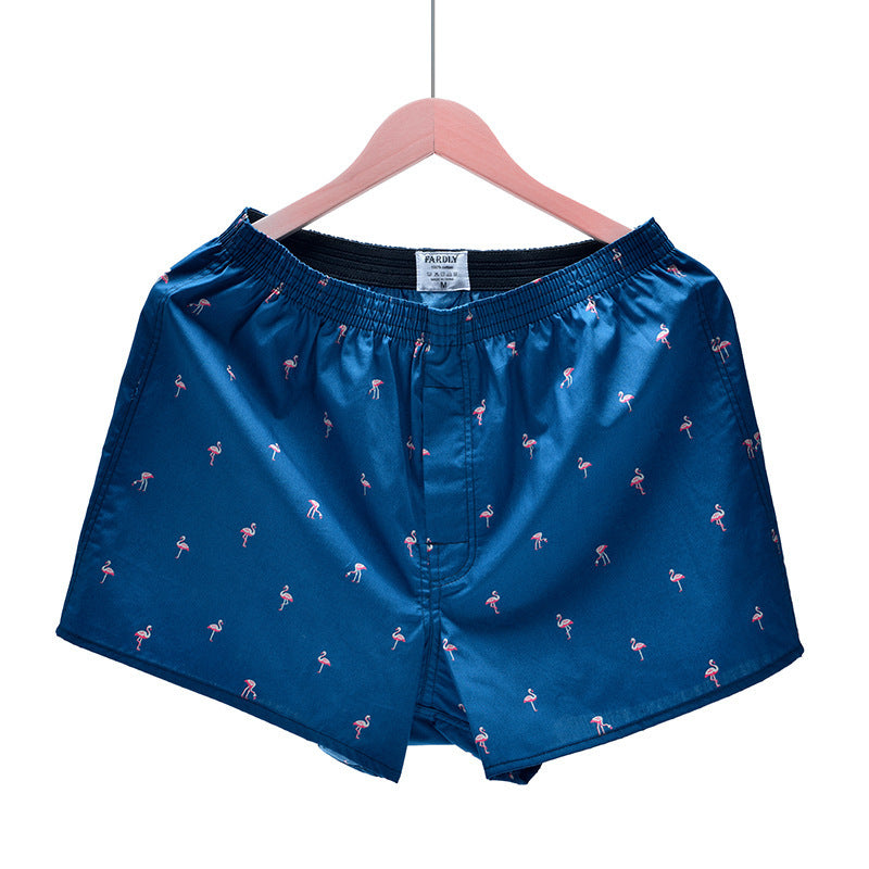 Men's Woven Printed Fashionable Boxer Shorts