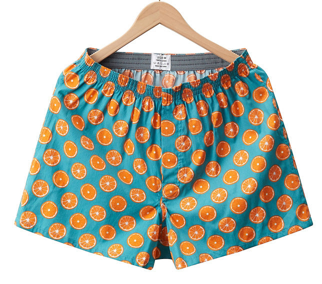 Men's Woven Printed Fashionable Boxer Shorts