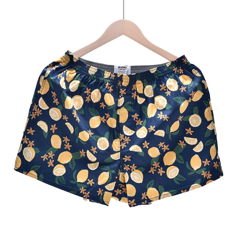 Men's Woven Printed Fashionable Boxer Shorts