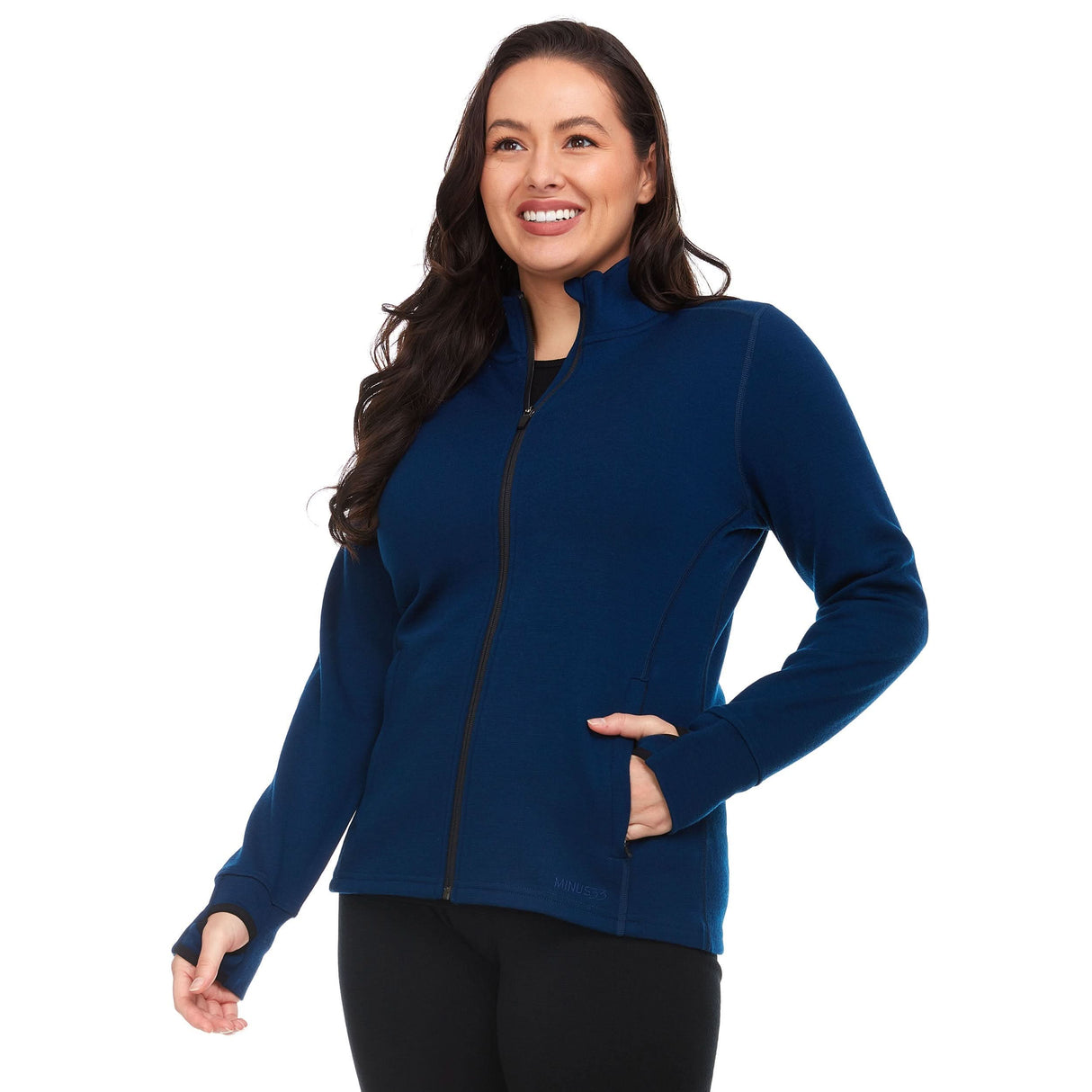 Heavyweight Women's Wool Full Zip Wilderness
