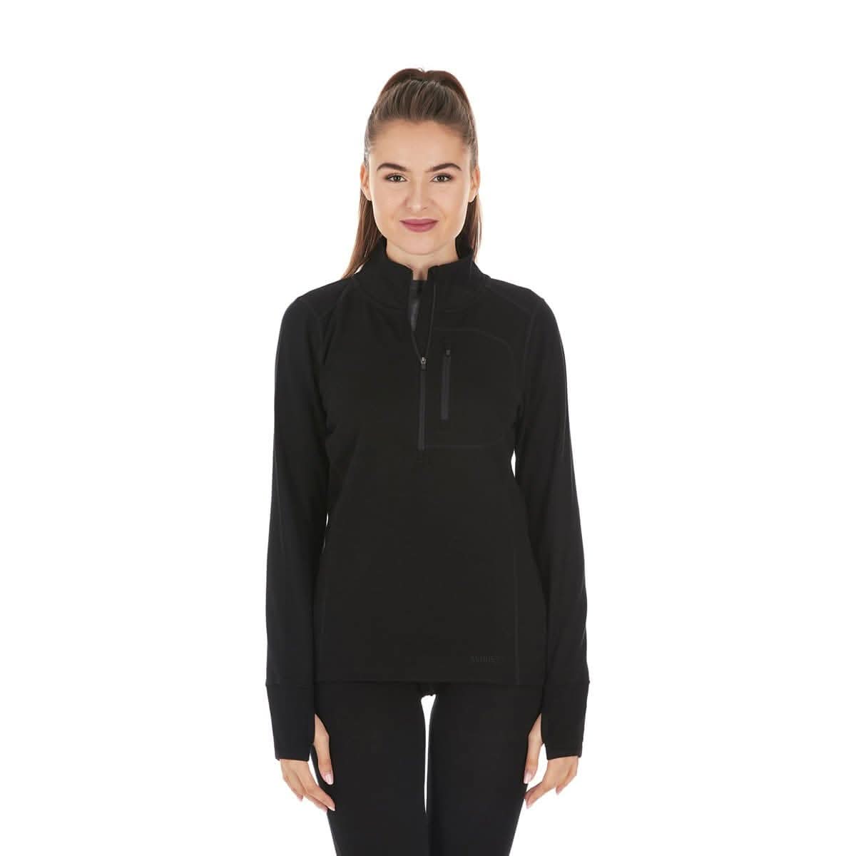 Women's Heavyweight Wool 1/4 Zip Wilderness