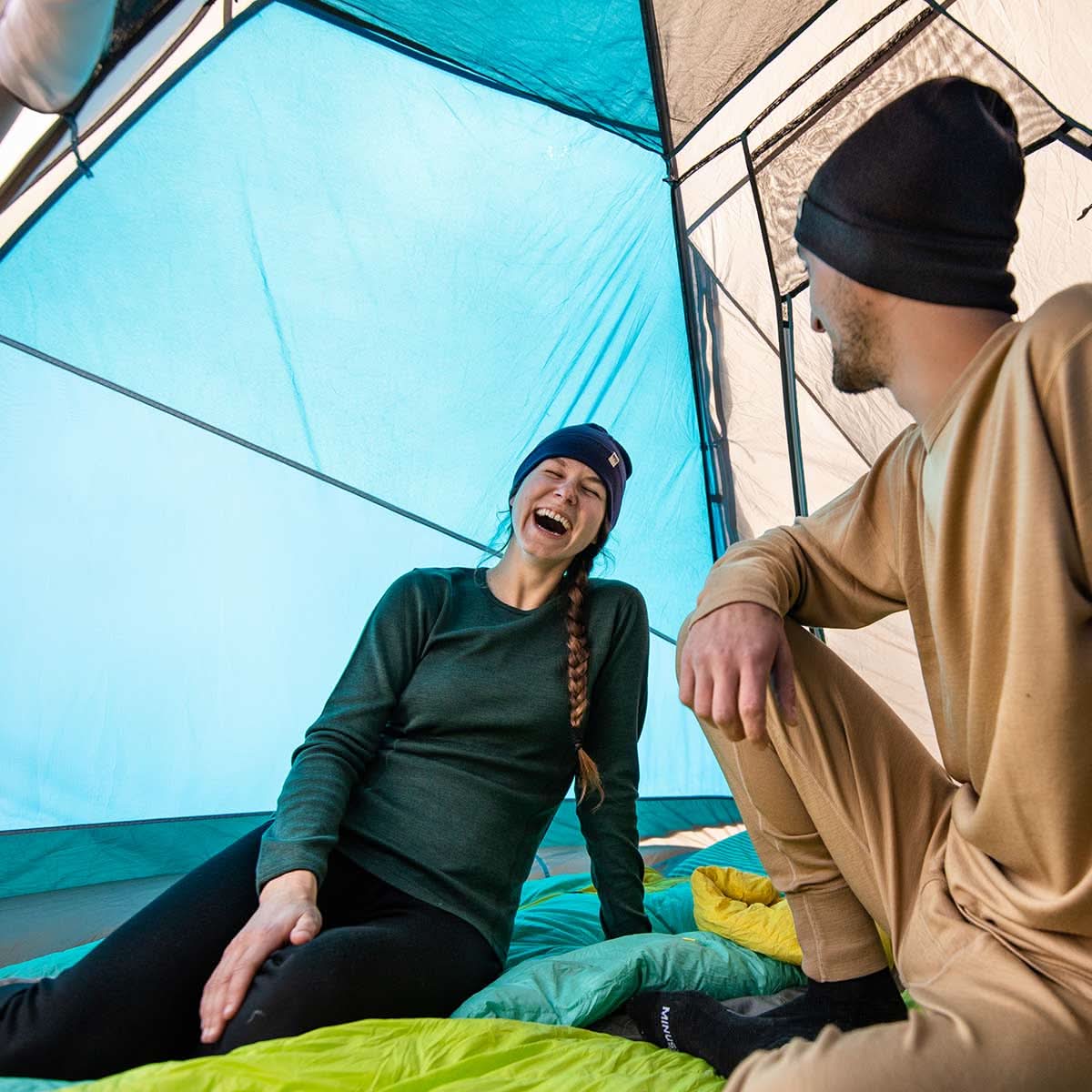 Women's Midweight Crew, 100% Merino Wool Crew, by Ossipee