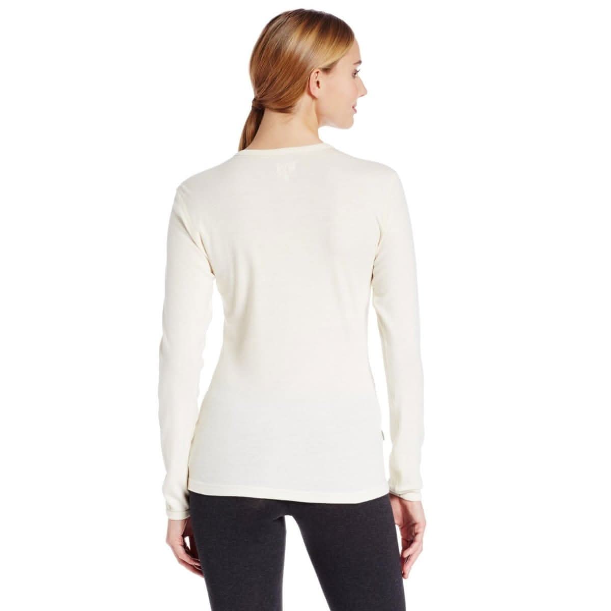 Women's Midweight Crew, 100% Merino Wool Crew, by Ossipee