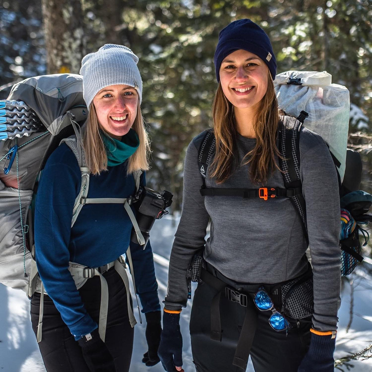 Women's Midweight Crew, 100% Merino Wool Crew, by Ossipee