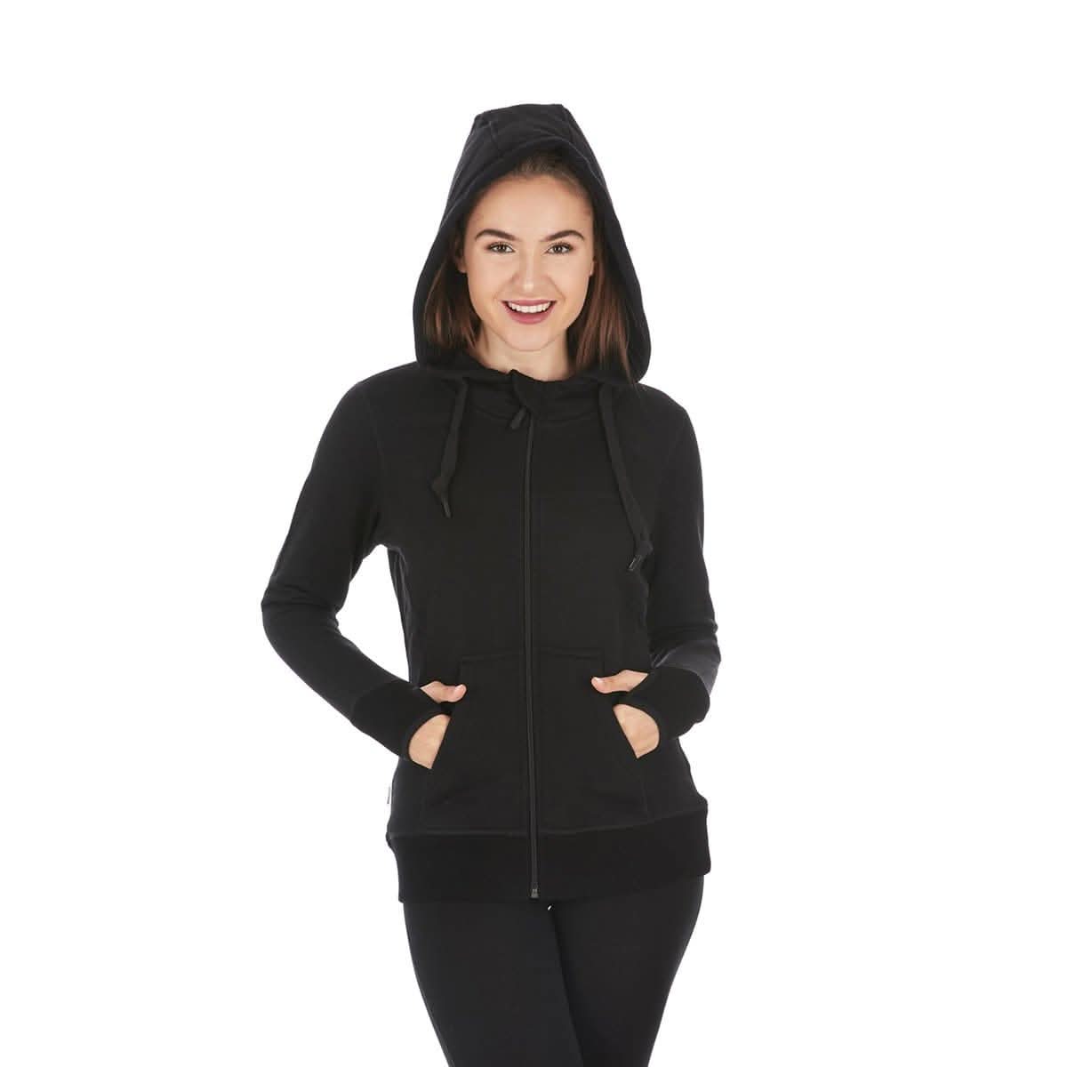 Women's Brushed Wool Hoodie Kodiak Fleece