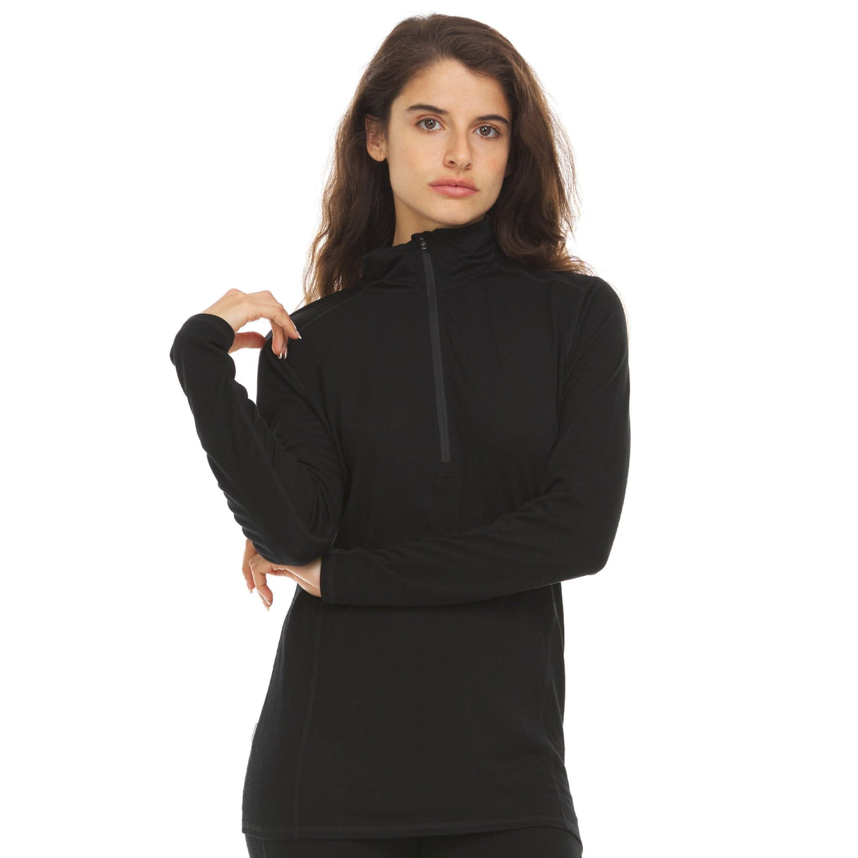 Women's Microweight Wool 1/4 Zip Woolverino