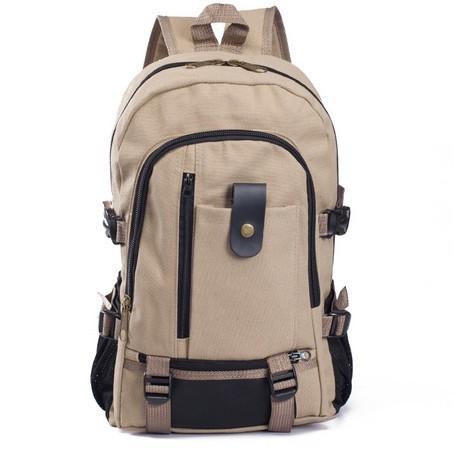 Backpack | Light Canvas Backpack For School, Hiking or Travel