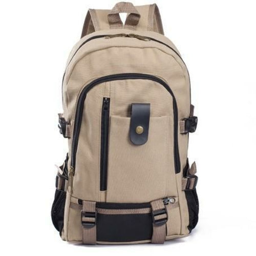 Backpack | Light Canvas Backpack For School, Hiking or Travel