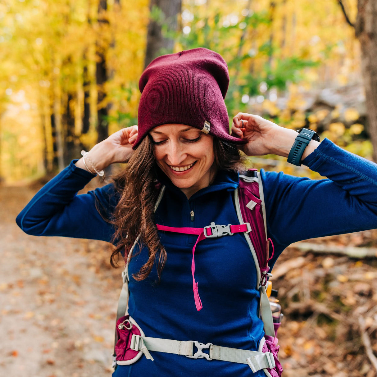 100% Merino Wool Knit Beanie