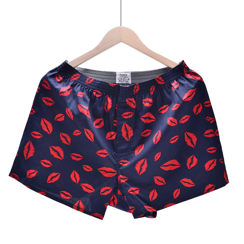Men's Woven Printed Fashionable Boxer Shorts