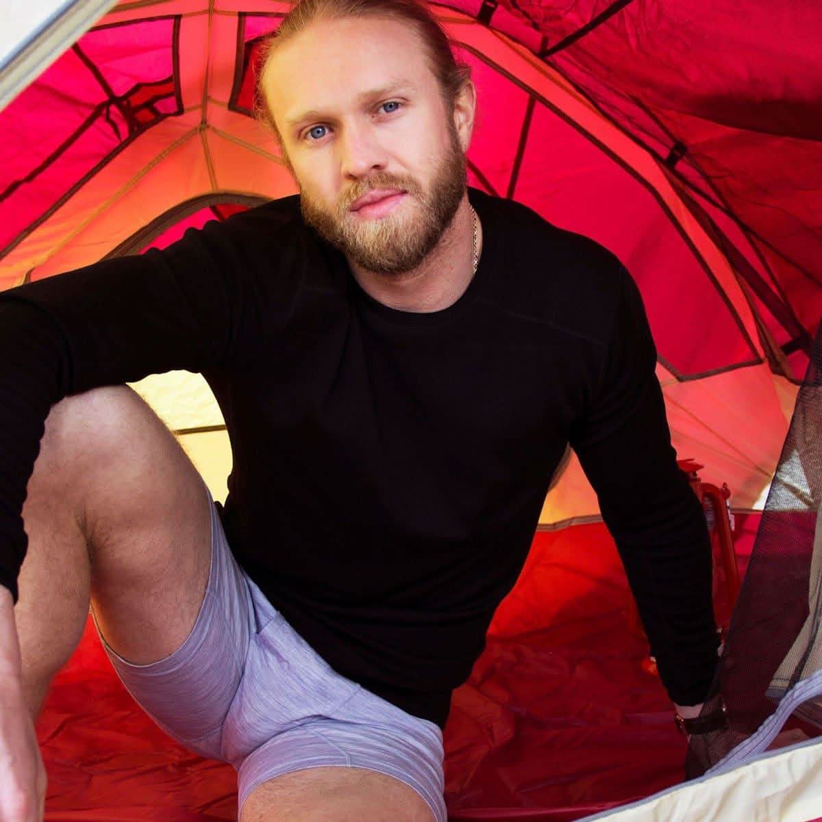 Men's Merino Wool Long Sleeve Crew, by Woolverino