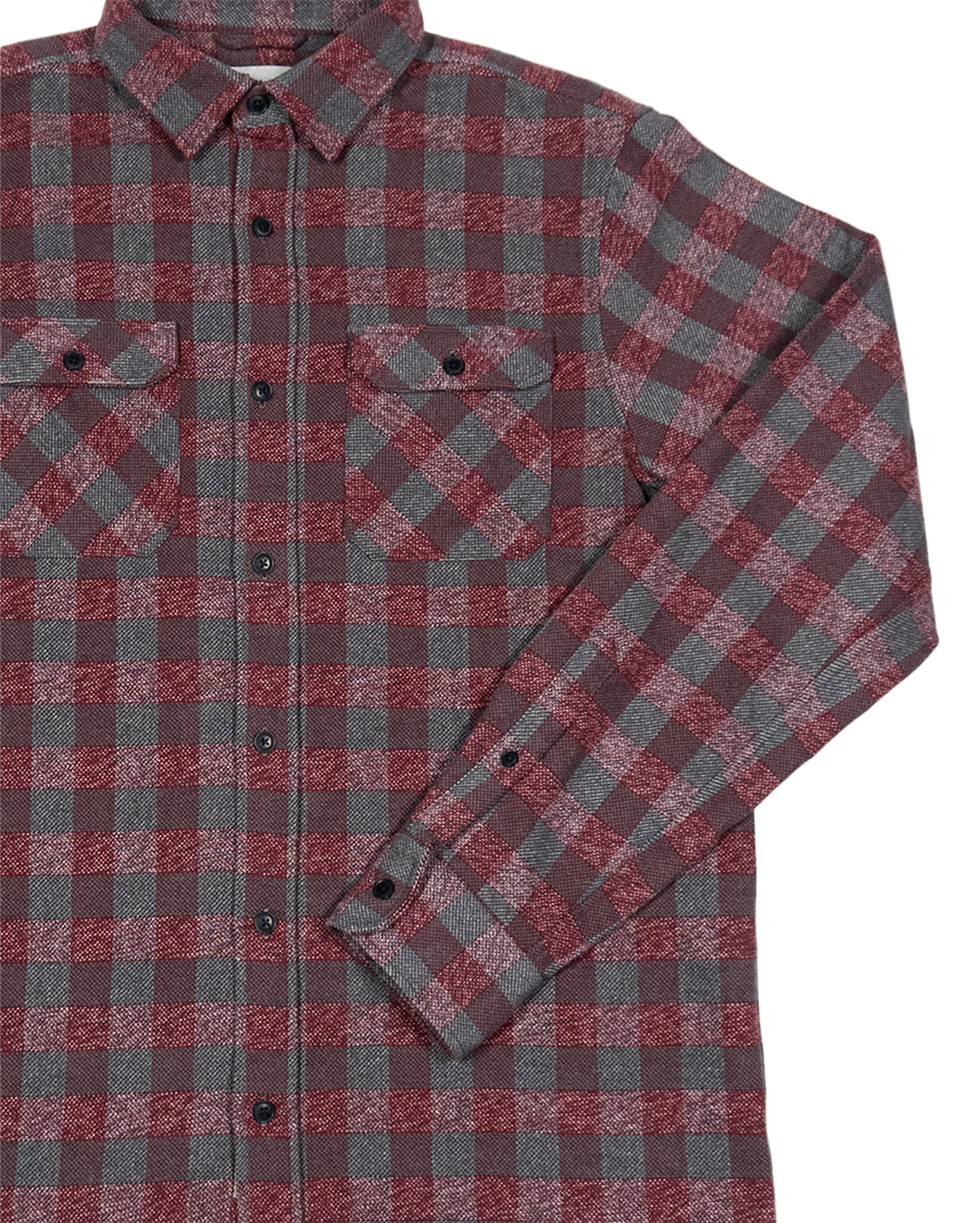 Men's Grand Flannel, Burgundy