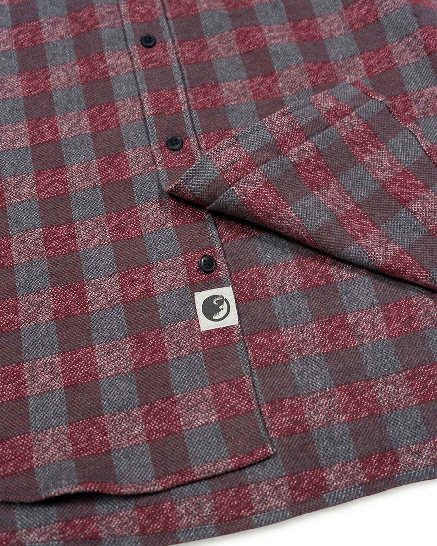 Men's Grand Flannel, Burgundy