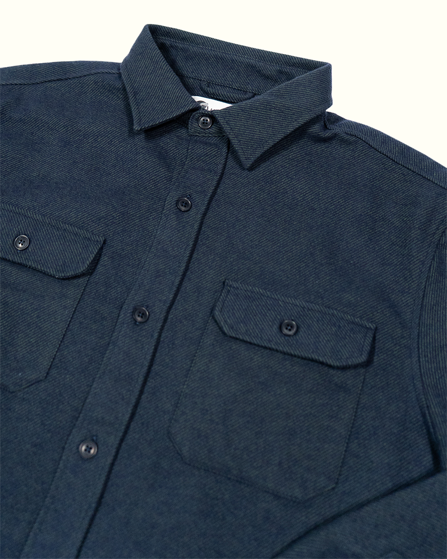 Men's Grand Flannel Shirt, Navy