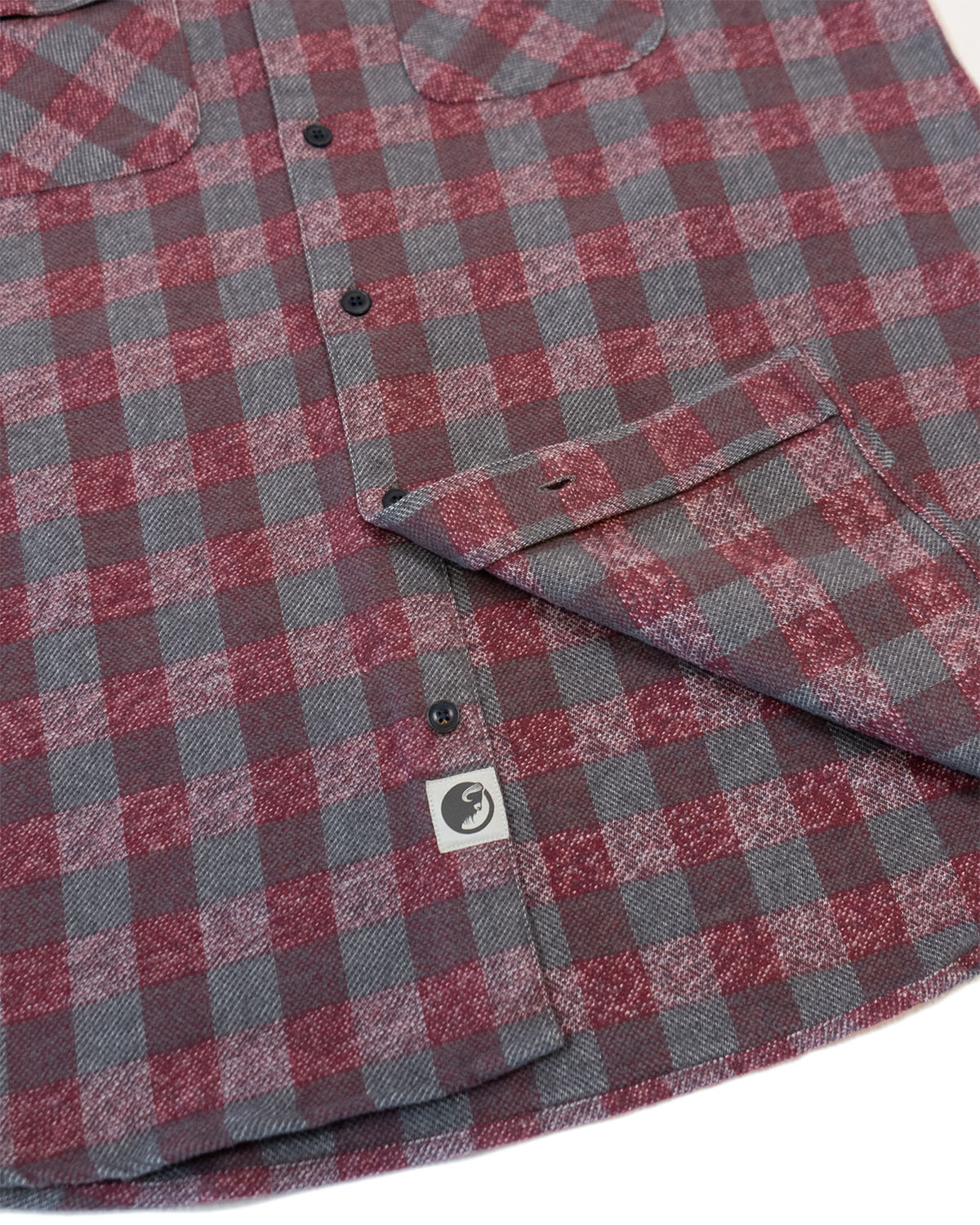 Men's Grand Flannel, Burgundy