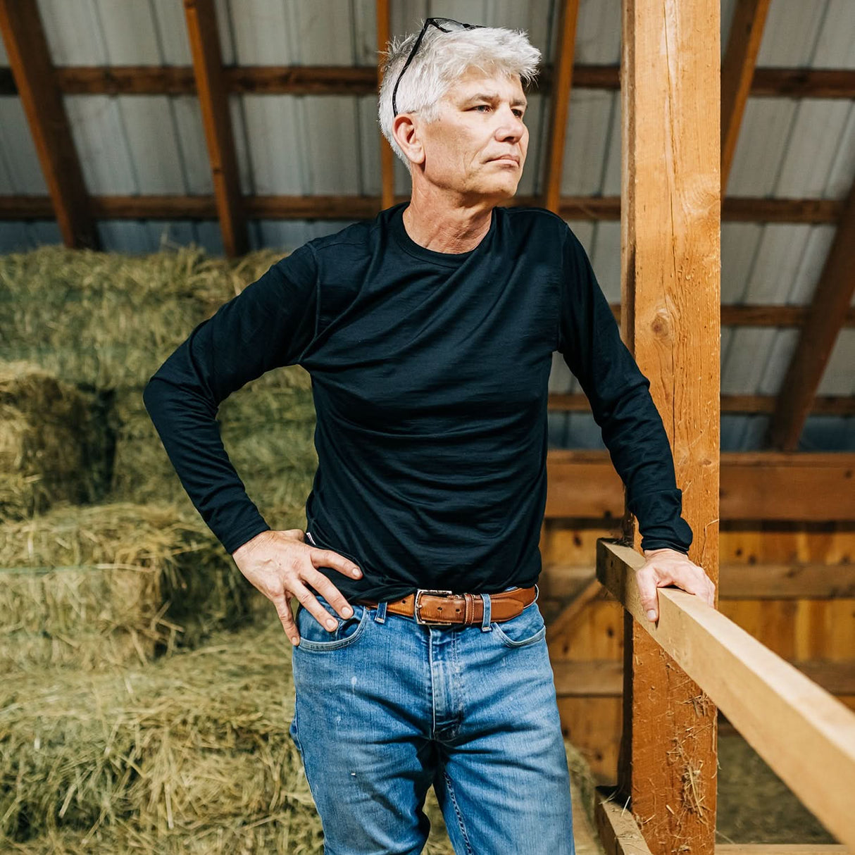 Men's Lightweight Crew 100% Merino Wool from Ticonderoga