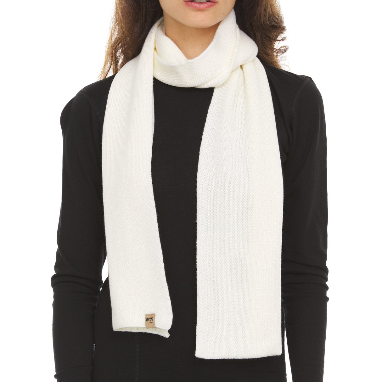 Knit Scarf, Midweight 100% Merino Wool