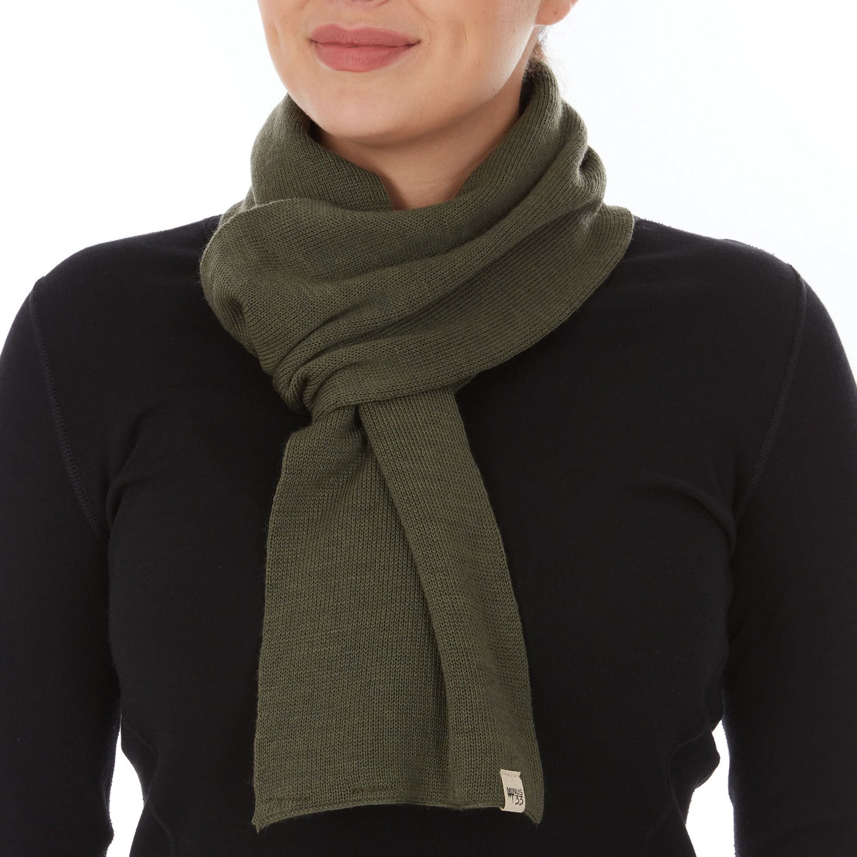 Knit Scarf, Midweight 100% Merino Wool