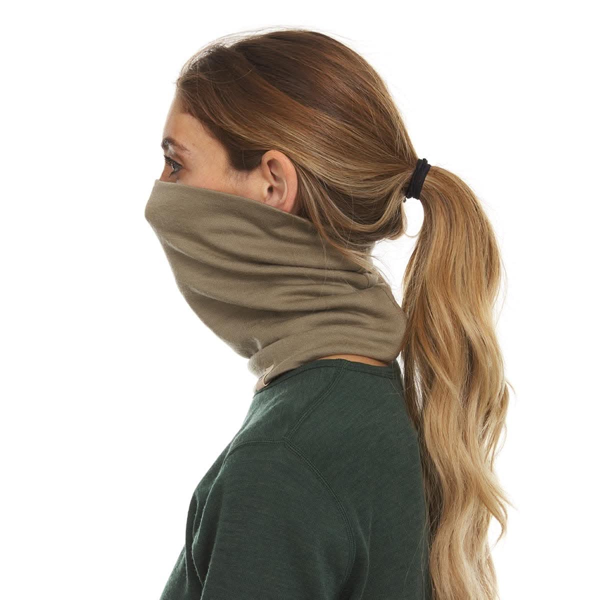 Unisex 100% Merino Wool Neck Gaiter