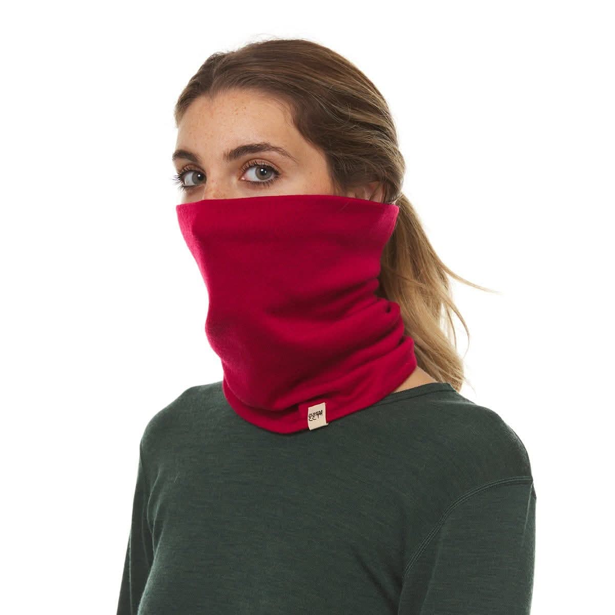Unisex 100% Merino Wool Neck Gaiter