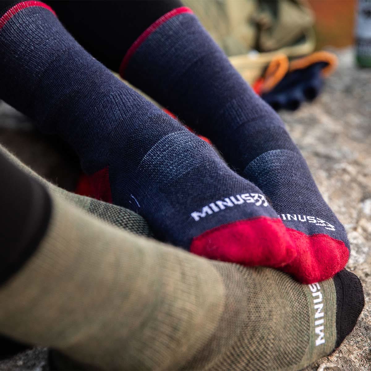 Microweight Cushion Wool Crew Socks Mountain Heritage