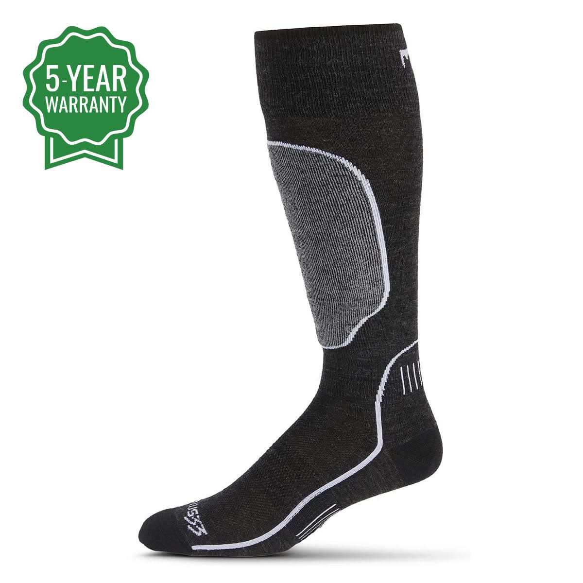 Over The Calf Microweight Wool Ski Socks Mountain Heritage Elite