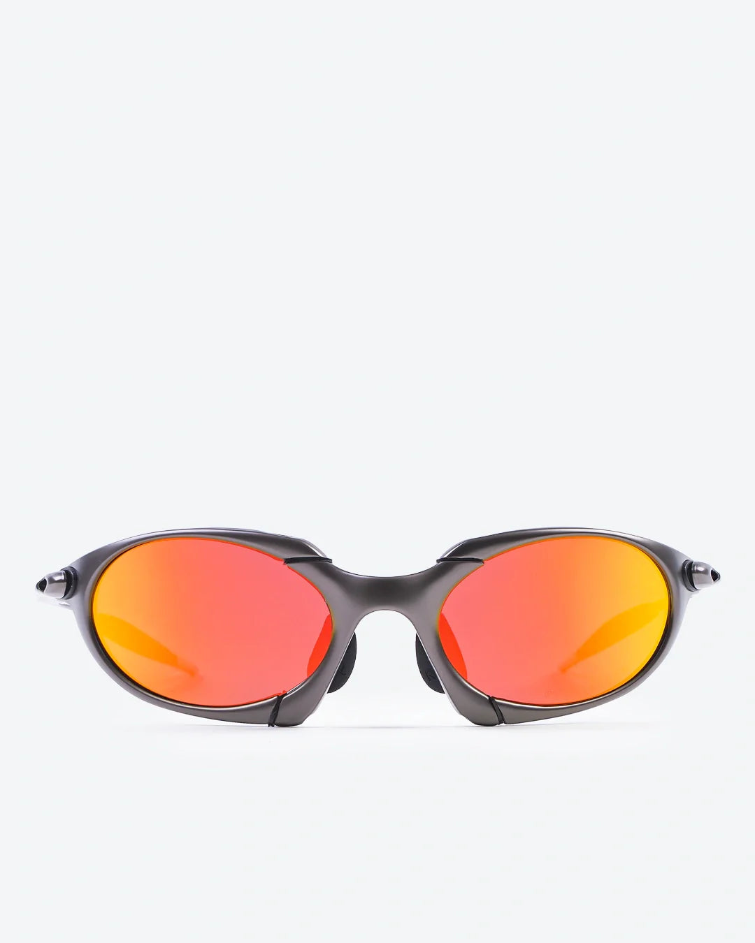 TITAN - Ruby Polarized Lenses, Satin Chrome Frame