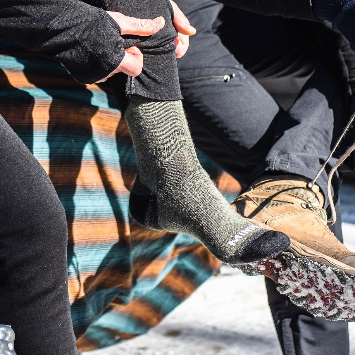 Lightweight Crew Wool Socks Mountain Heritage