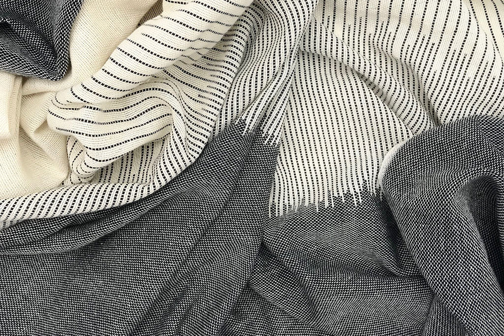 Striped Organic Cotton Scarf